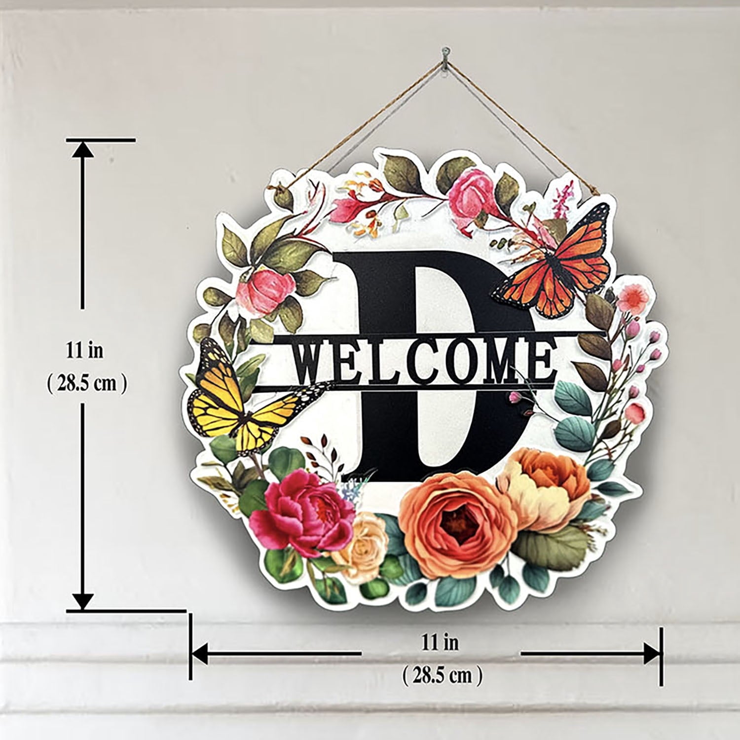 Entryway Welcome Sign