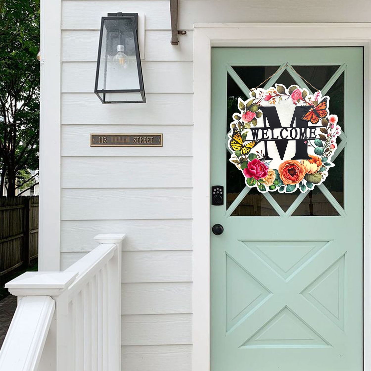 Entryway Welcome Sign