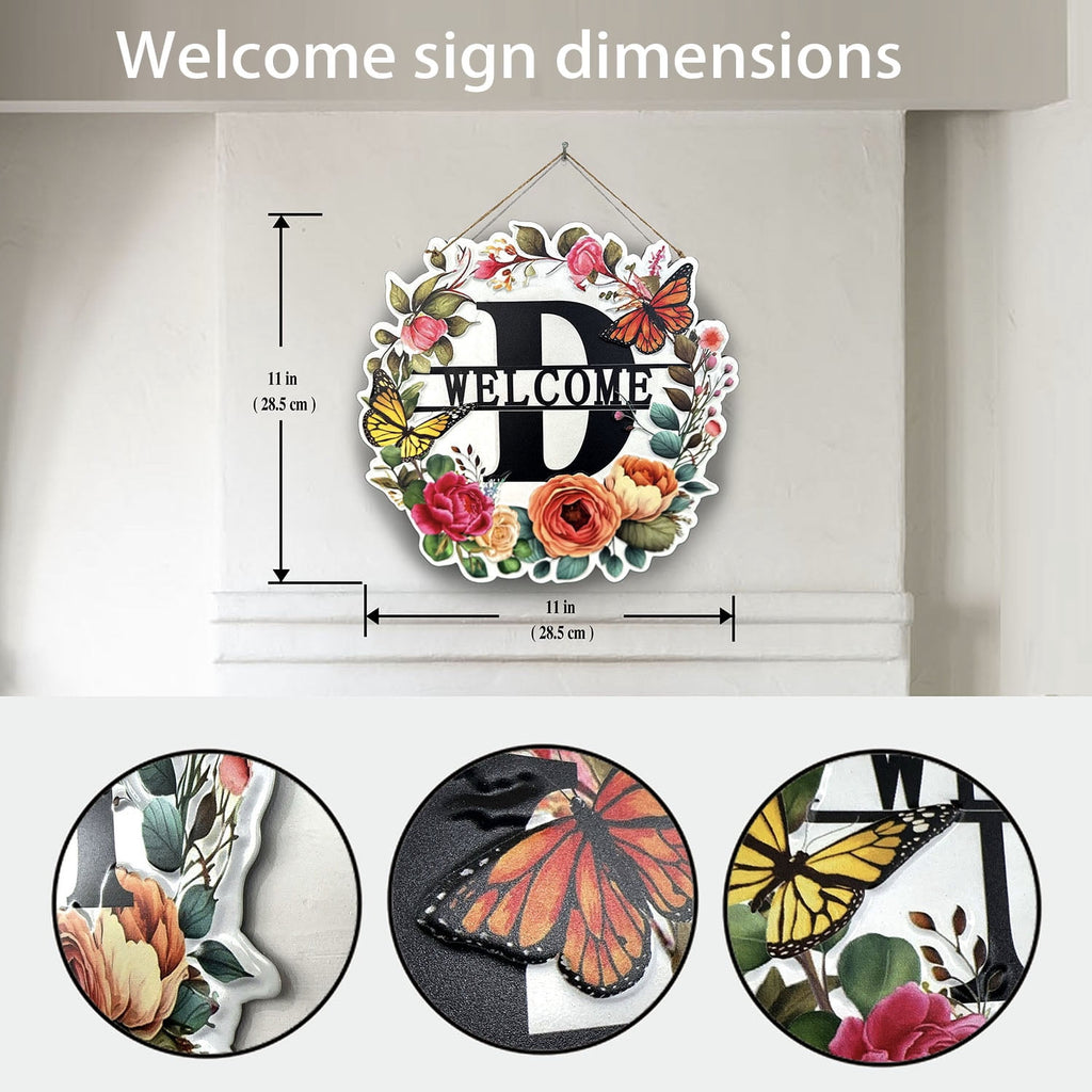 Entryway Welcome Sign