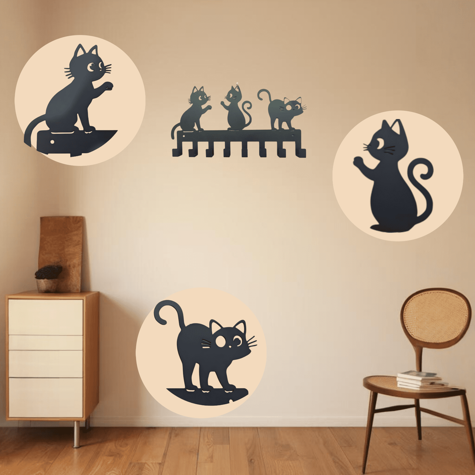 Entryway Wall Hook Decor