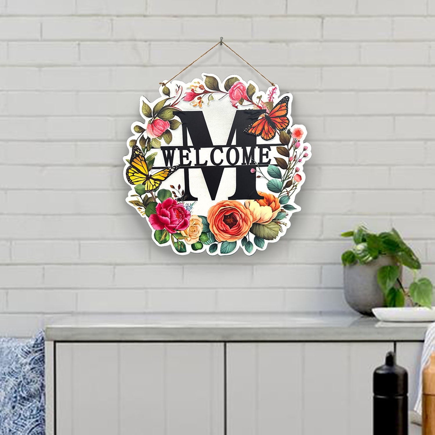 Entryway Welcome Sign